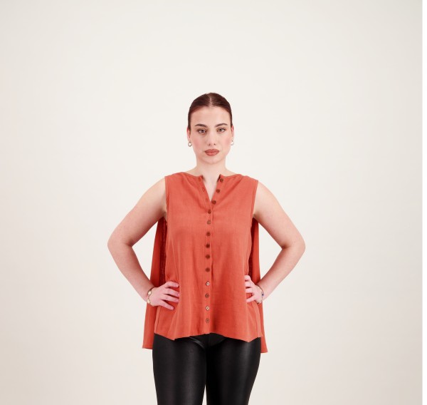 Haut orange