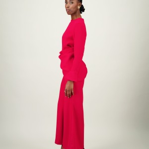 Ensemble rouge Catherine Sak